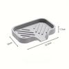 1pc Sink Silicone Tray With drain Soap Sponge Storage Holder Countertop Sink Scrubber Brush Storage Rack Kitchen Organizer