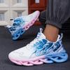 Unisex Running Shoes Men Women Lightweight Mesh Breathable Comfortable Flat Soft Tennis Shoes Summer Lace-up Sneakers Man