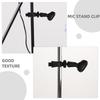 Alasum Microphone Clip Holder, Set of 2, Universal Microphone StandHandheld Microphone Extension Clip, U-Shaped Microphone Clip