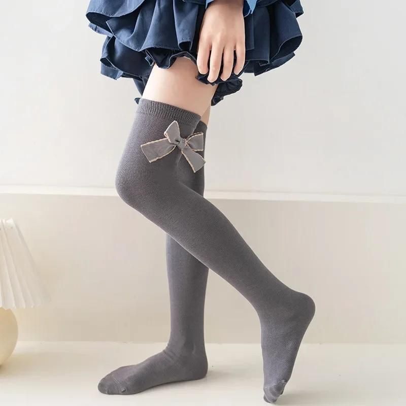 New Korean Version of Girls Lolita Stockings Baby Bow Calf Socks Children's Socks