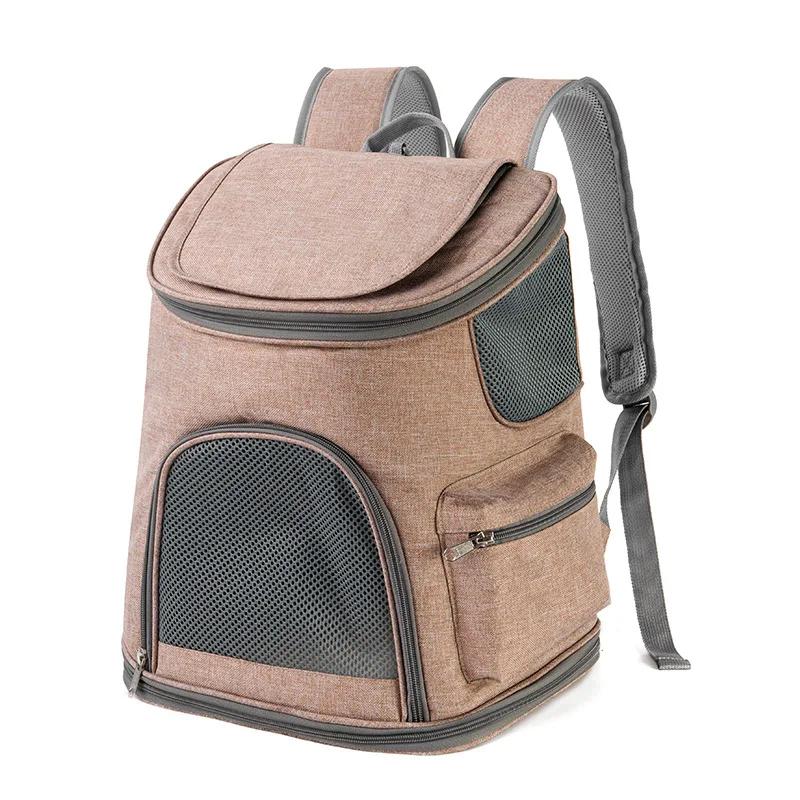 New Cat Bag Oxford Cloth Outing Portable Pet Backpack Dog Backpack Folding Pet Bag Dog Car Cat Bag