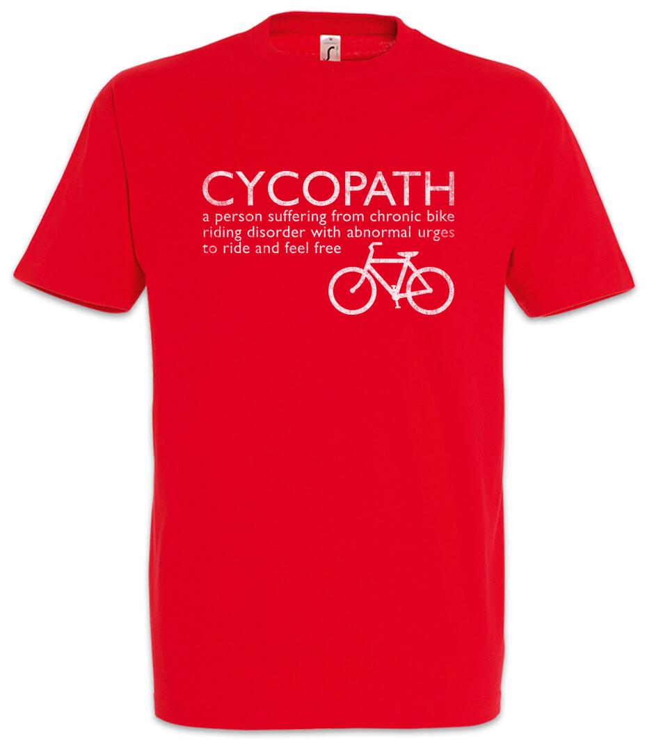 Cycopath Mens T-Shirt Bicycle Bike Nerd Biker Rider Cyclist Freak Fun 3XL
