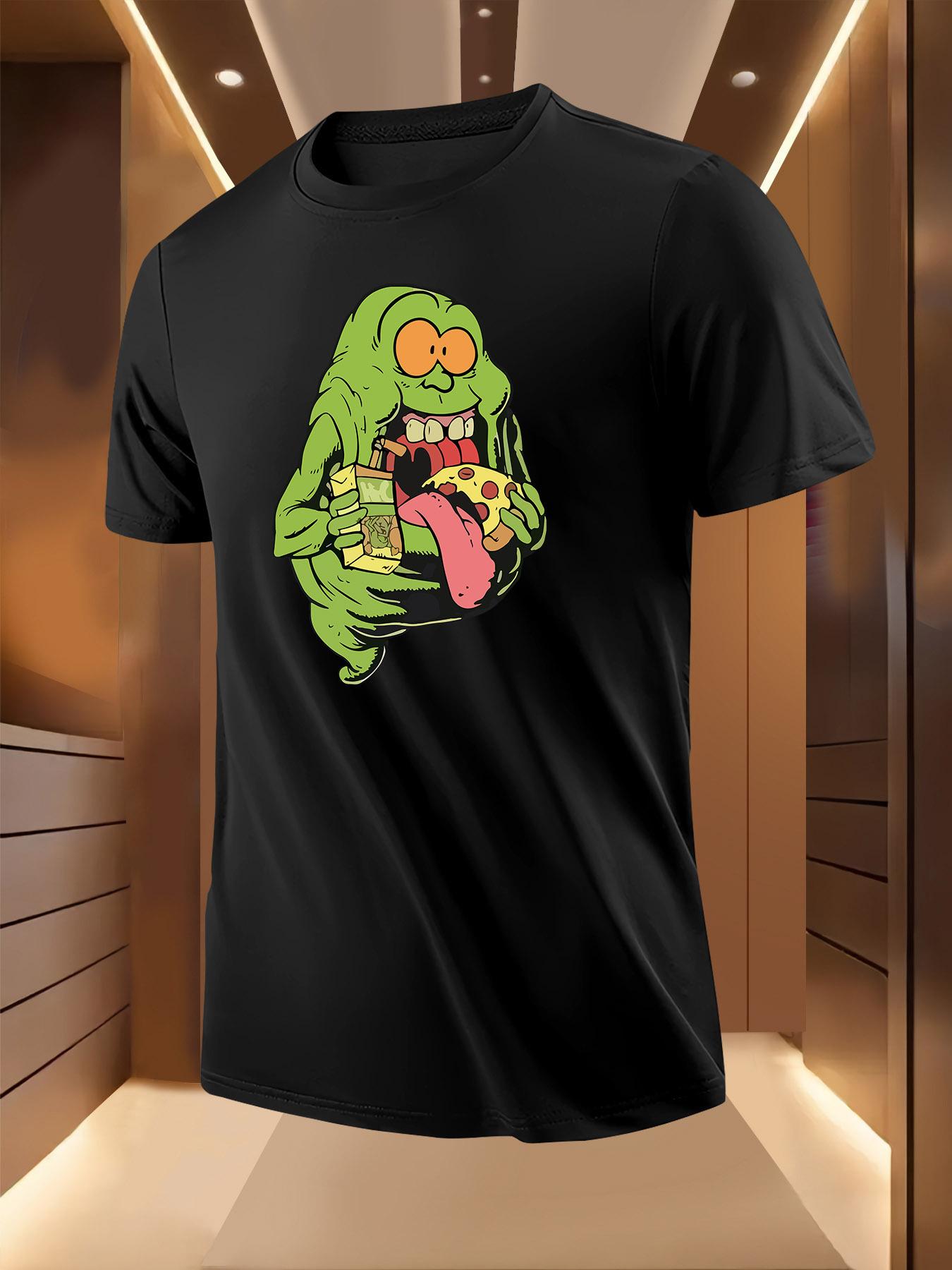 Greedy Green Print Pattern Tshirt S