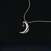 Snake Bone Chain Star Moon Necklace Glossy Moon Clavicle Chain Temperament Decoration Women
