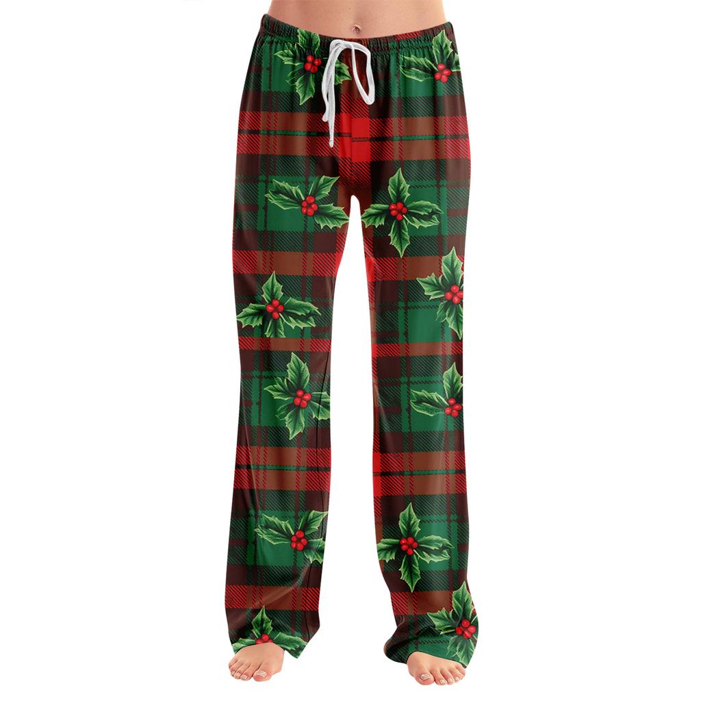 Adult Fashionable Loose Christmas Printed Casual Pants, Loungewear, Sleep Pants