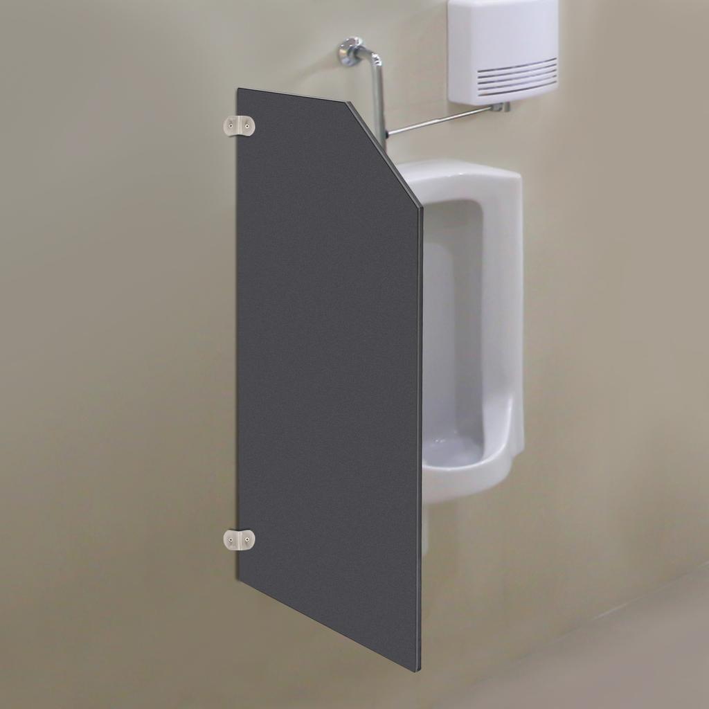 Urinal Partition Large Baffle (angled Version) 15.75*35.43 Inches, Wall Mounted Men's Toilet Partition - Easy To Install & Clean