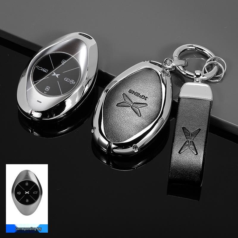 Xpeng Car Key Case for Models G3i, P7i, P5, G9, G3i, G6 - Protective Shell & Buckle