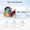 Custom Text Beach Towel, Soft Absorbent Swimming Multi-use TowelBleach anime