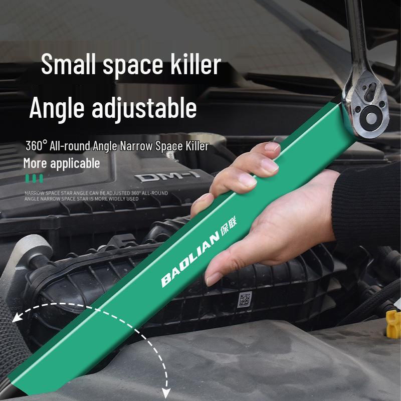 Universal Multifunctional Ratchet Wrench Extension Set