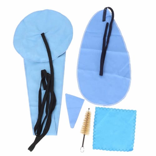 Saxophone Cleaning Set, Saxophone Cleaning Cloth, Uniquely Designed Cleaning Swabs, 5-Piece Set for Music Lovers, Clean Instrument Maintenance, Soft,