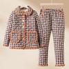 Langsha Women's Padded Winter Quilted Coat and Pants Set