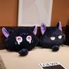 Large Black Scara Cat Plush Pillow - Cute Anime Cartoon Cushion Pendant Backrest
