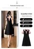Color-Block Chic Plus Size Two-Piece Look Dress - Short Sleeve Summer Fashion for Women