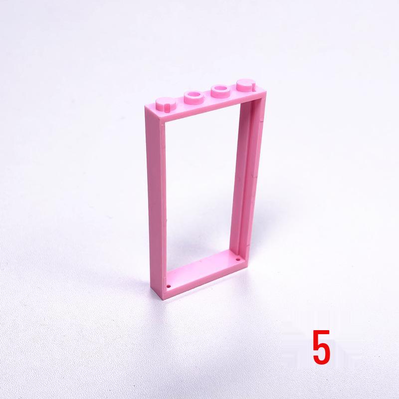 High-end MOC Mini Model City Building Blocks: Door & Window Parts