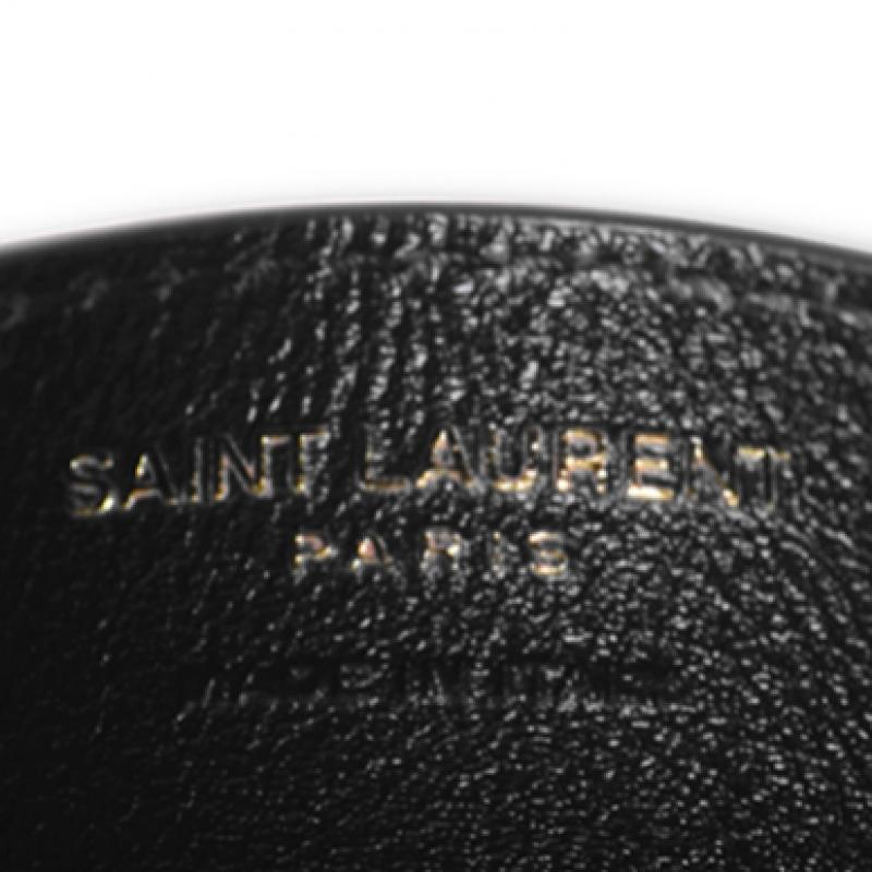 Saint Laurent Cassandra Monogram Caviar Black Cardholder Bty0u 485631