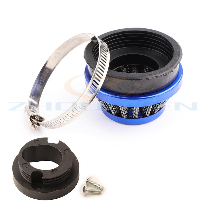 Air Filter 2 Stroke for Pocket Bike 47cc 49cc Engine Carb Carburetor Mini Quad ATV Dirt Bike MiniMoto Go Kart Buggy