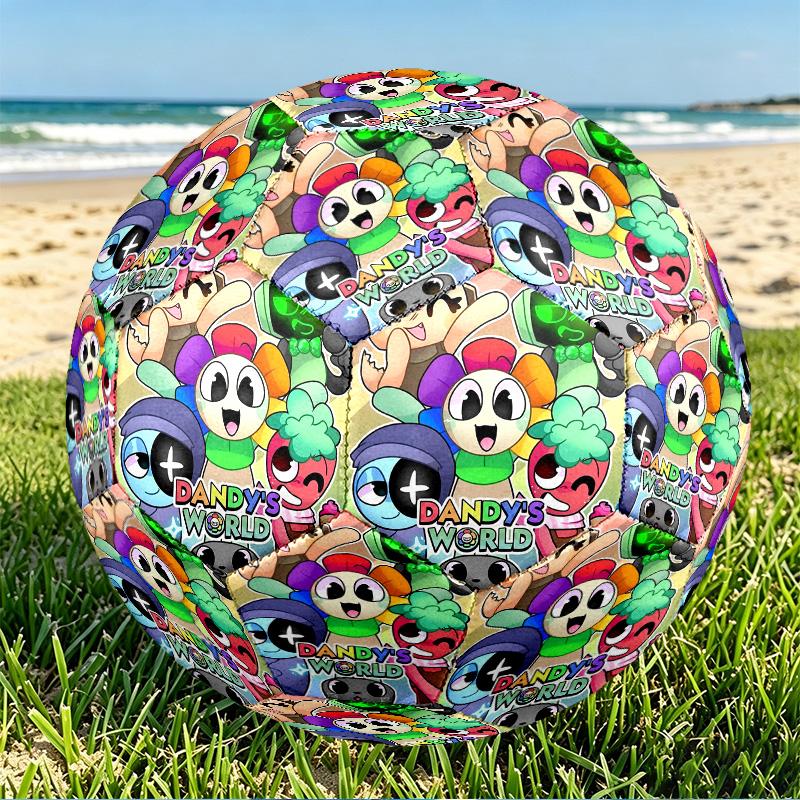 Dandy's World Print Size 5 Soccer Ball, PU Wear Resistant Football for Match Training and Daily Practice, Birthday Gift for Soccer Fans