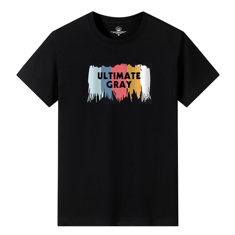 Loose Fit Summer Casual Cotton TShirt Short Sleeve Crew Neck Geometric Print Mens Top Breathable Comfortable Unisex Shirt S