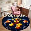 Wolverine Print Round Rug, Washable Floor Carpet, For Entryway Dorm Laundry Room Office Study, Home Decor Birthday Christmas Gift
