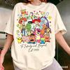 Summer Toy Mobilization Lobo Children's Parent-child Casual Fashion Loose Oversized Women's Family Short Sleeved Shirt