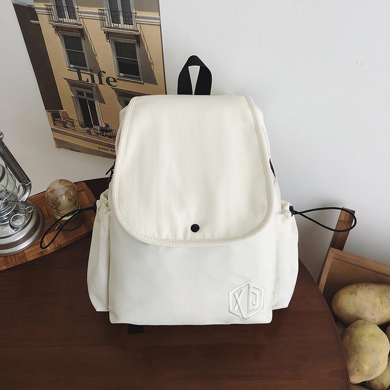 2025 Minimalist Lightweight Backpack: Versatile Flap Shoulder Bag for Outdoor Travel, Unisex Casual Style