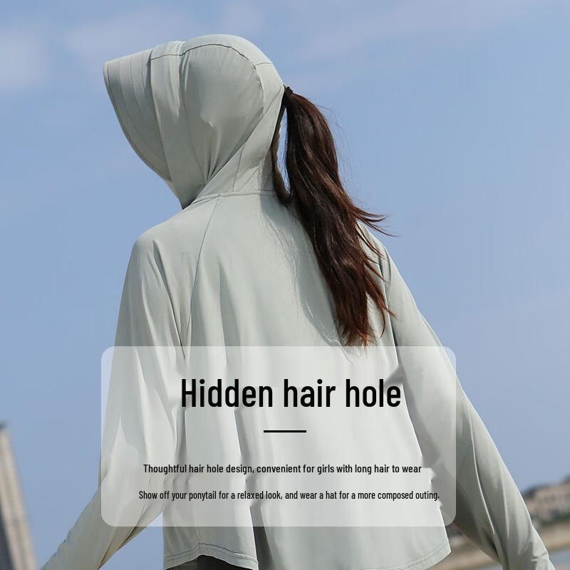 Langsha Women's UPF50+ Hooded Sun Protection Jacket