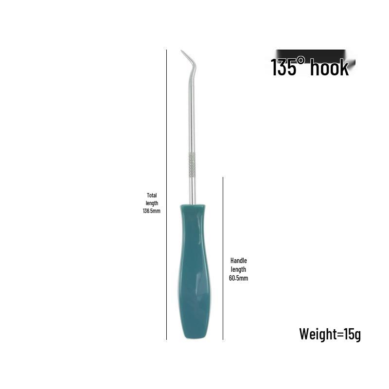 4-Piece Oil Seal Hook Set for Auto Repair - O-Ring Puller & Remover Tools