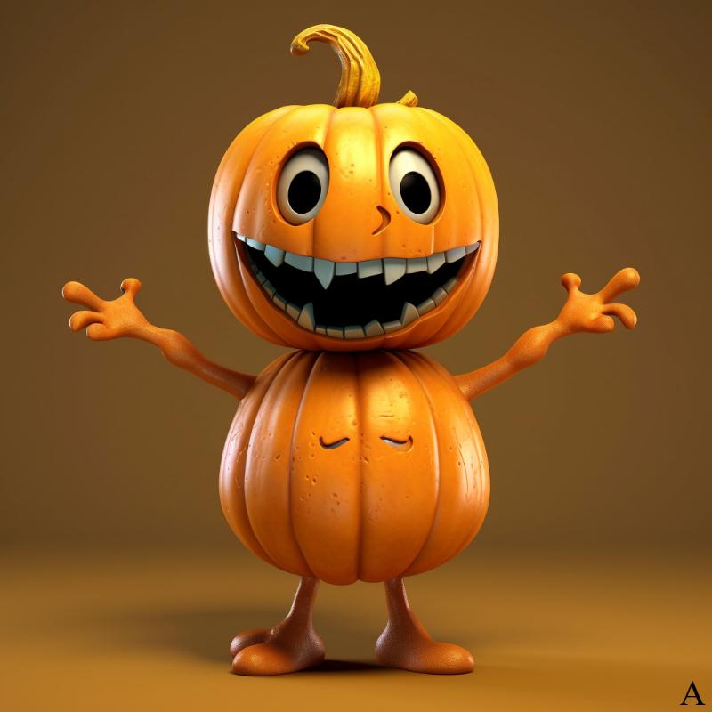 

Милый напольный подарок на Хэллоуин, тыквенный человек, украшение для дома и сада, статуэтка, настольное украшение, подарок из смолы ручной работы A