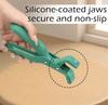 Multi-Purpose Anti-Scald Tool for Bowls, Plates, Pans, Serving As Holder, 2 Counts Hot Plate Gripper, Clip In Kitchen Red & Green.