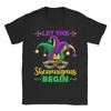 Funny Let The Shenanigans Begin Mardi Gras TShirts for Unisex Crewneck  Cotton T Shirt  Short Sleeve Tees Adult Tops