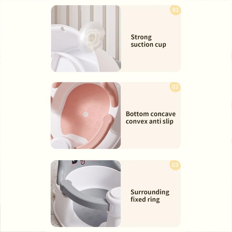 Easy To Remove Bathtub Seats Infant Bathtub Seat Baby Bath Seat for Sit-Up Bathing Provides Backrest Support for Baby