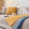 Anti Cat Scratch Waterproof Sofa Mat Seasonal Universal Fabric Anti Slip Seat Cushion Solid Color Minimalist Soft Couch Towel