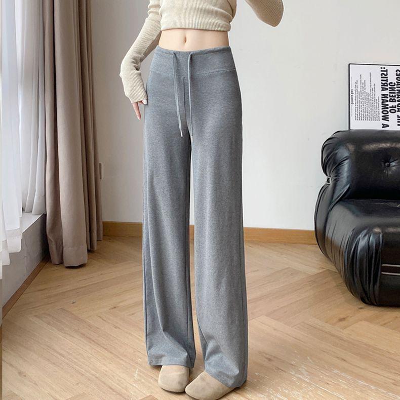 Women’s Casual High-Waist Wide-Leg Sweatpants - Spring/Summer 2026 Collection