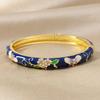 Traditional Hollow Out Flower Bangle Double Bangle Women's Hand Bracelet  Jewelry Gifts