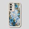 Phone Case for Samsung Galaxy A15 A25 A35 A55 A51 A71 A72 A73 A52 A52s A53 A54 5G Soft TPU Flower Marble Cover