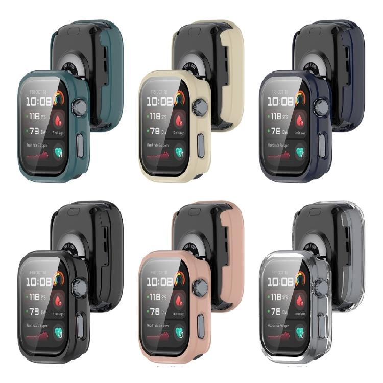 Stylish Smartwatch Frame Housing Glass Film Cover Scratch Proof Case Integrated Screen Protector Shell Shockproof Sleeve