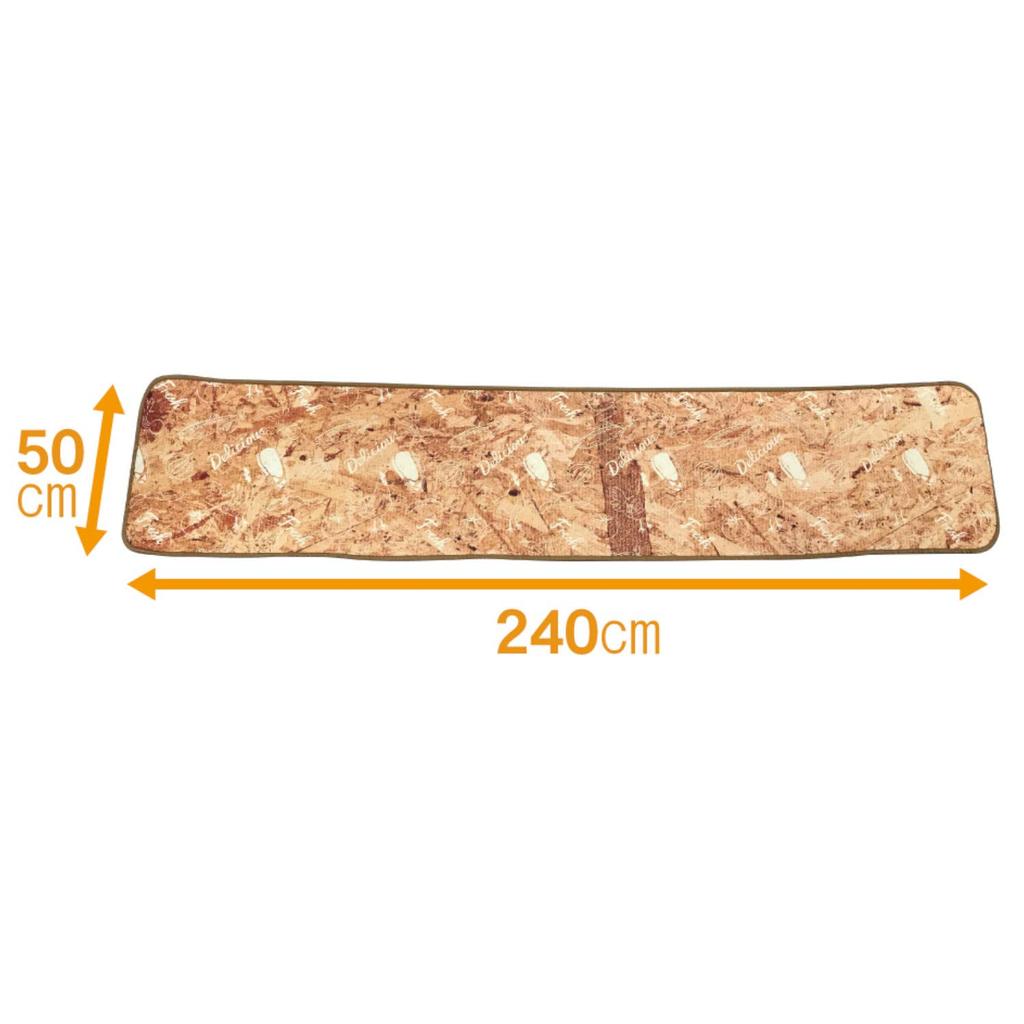 IKEHIKO Corporation Soft Cork Kitchen Mat, 50 X 240cm