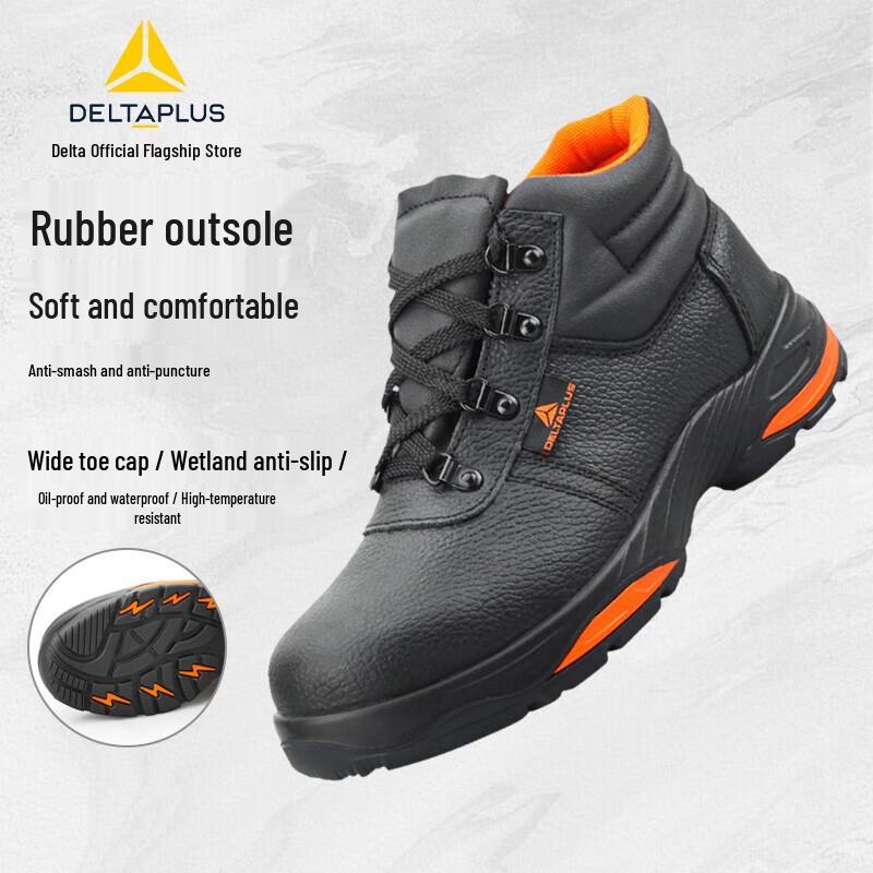 DELTAPLUS Waterproof High-Top Safety Shoes