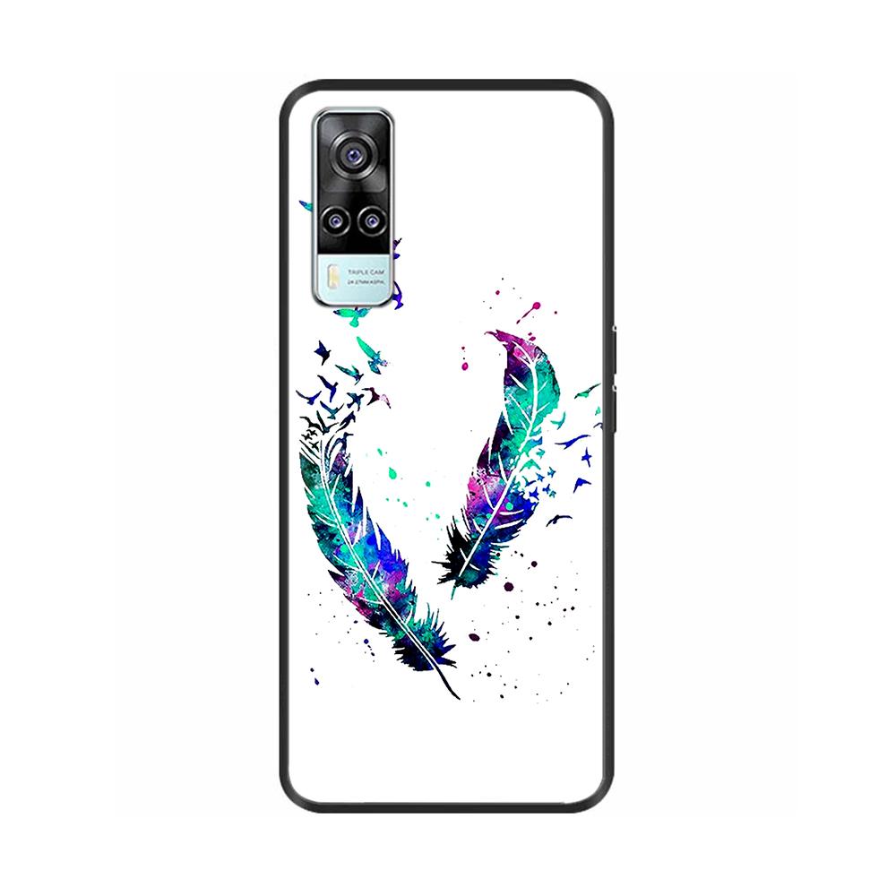 Für Vivo Y33 V2057 Hülle Silikon Weiches TPU Handy Rückabdeckung für Vivo Y33 4G Hülle für vivoY33 Y 33 2021 Coque Fundas Para Bumper