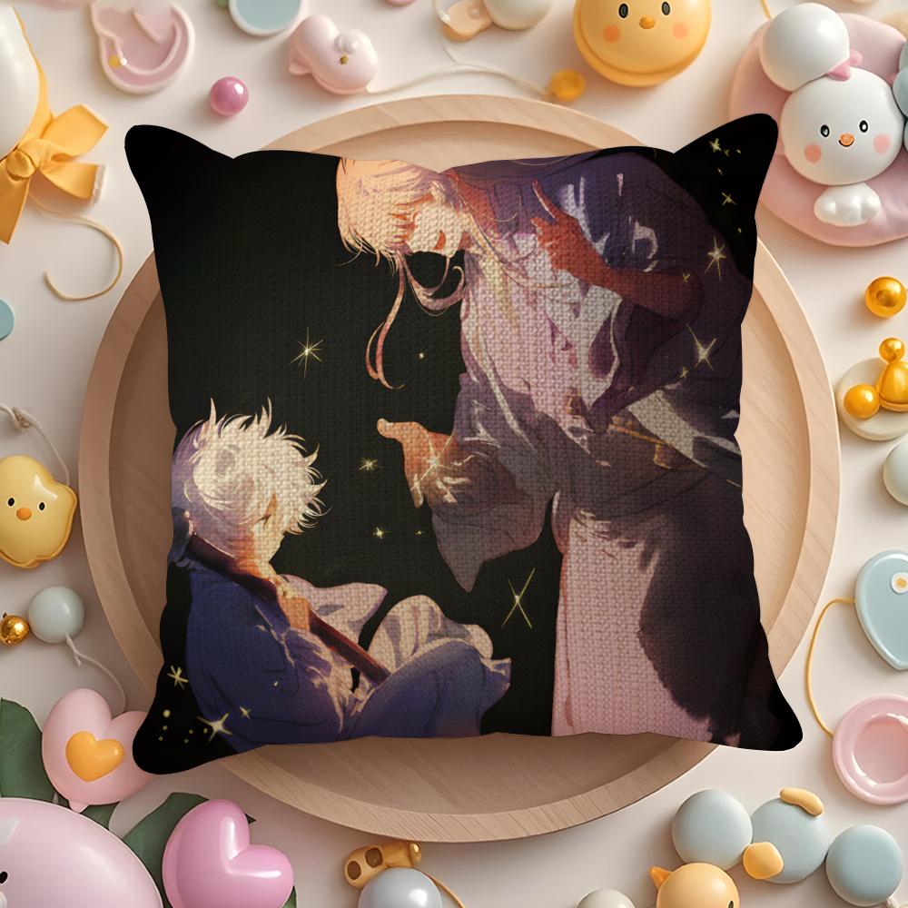 Science Fiction Comics Gintama-Anime Pillow Case Pattern Printed Pillowcase for Living Room Sofa Cushion Cover & Bedroom Decor