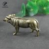 Heavy Brass Wild Boar Statue for Home Decors Retro Figurines Creative Handmade Animal Sculpture Art Bookcase Display Ornaments