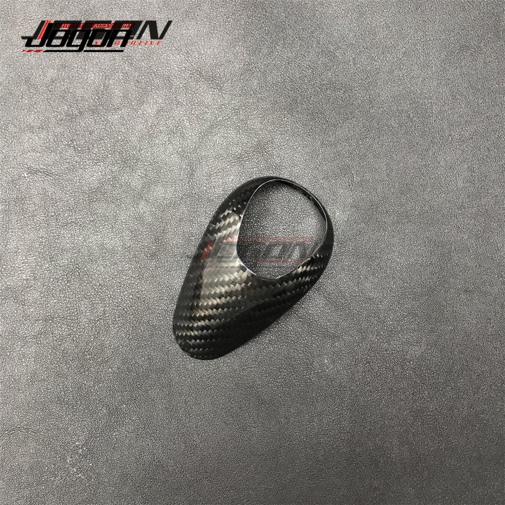 

LHD Carbon Fiber Car Interior Central Basement With Gear Shift Knob Panel Cover Trim For BMW M2 F87 2014-2018 Left Hand Drive Gear Shift Knob A