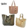 Trendy Women Bag Woven Shoulder Bag, Large Capacity Tote Commuter Multi-purpose Summer Beach Tote, Lightweight Purse for Vacation Street Work Portable