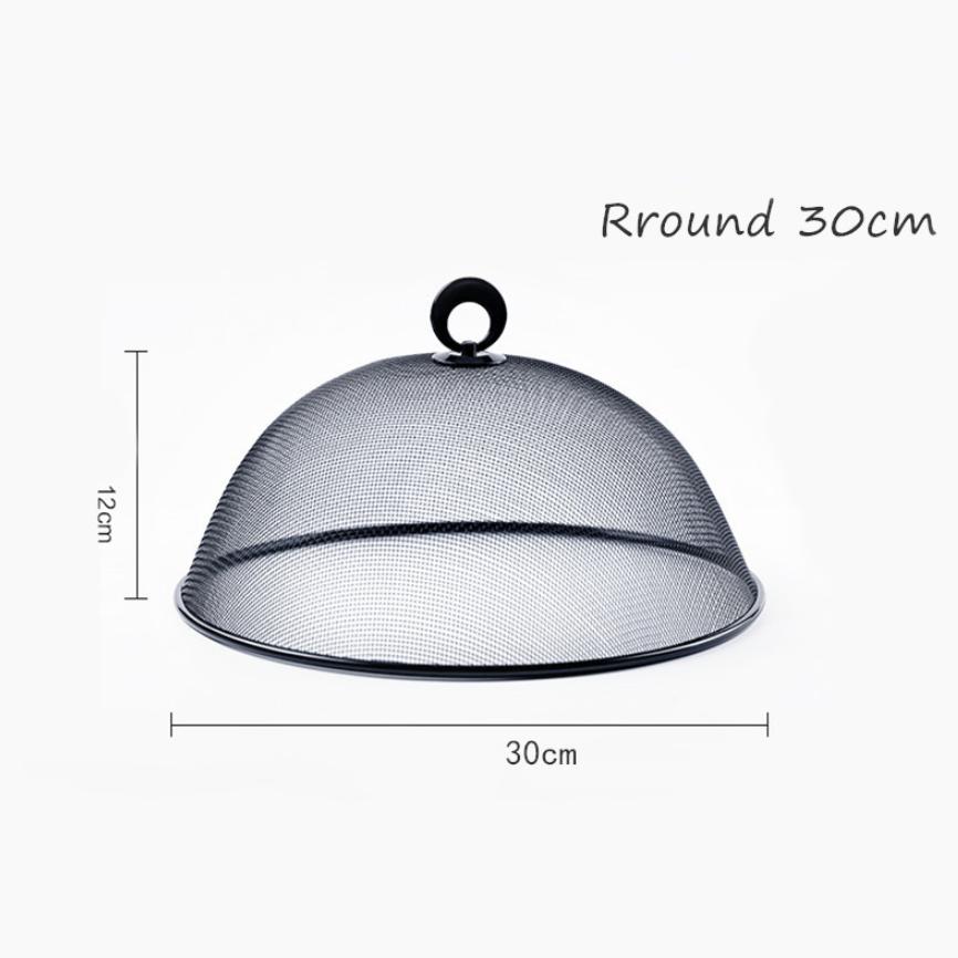 

Чехол для овощей и фруктов Европейская кухонная пылезащитная крышка Обеденный стол Бытовая контрактная сетка для пищевых продуктов Кухонные принадлежности round 30cm