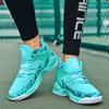 Spring New High-top Fashion Basketball Shoes Outdoor Lace-up Platform Sports Shoes Casual Breathable Mesh Couple Shoes