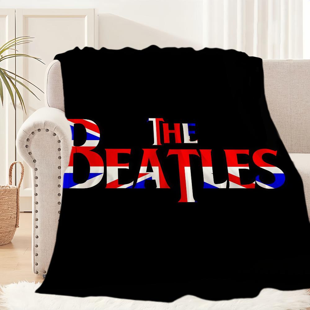 Music T-The Band B-Beatles Cool Blanket Blanket for Couch Sofa Travel Home Hiking Picni Bed Beding Flannel Blanket birthday gift