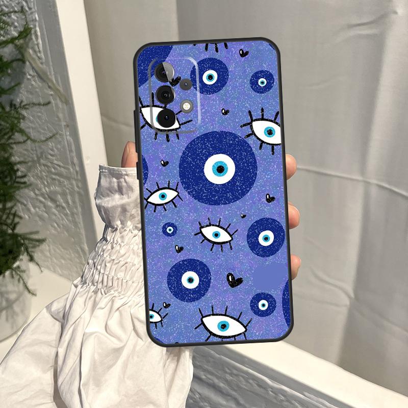 

Evil Eye Lucky Eye Blue Case For Samsung Galaxy A52S A06 A16 A26 A36 A56 A55 A35 A15 A53 A32 A33 A13 A14 A34 A54 A17 Samsung A34 5G