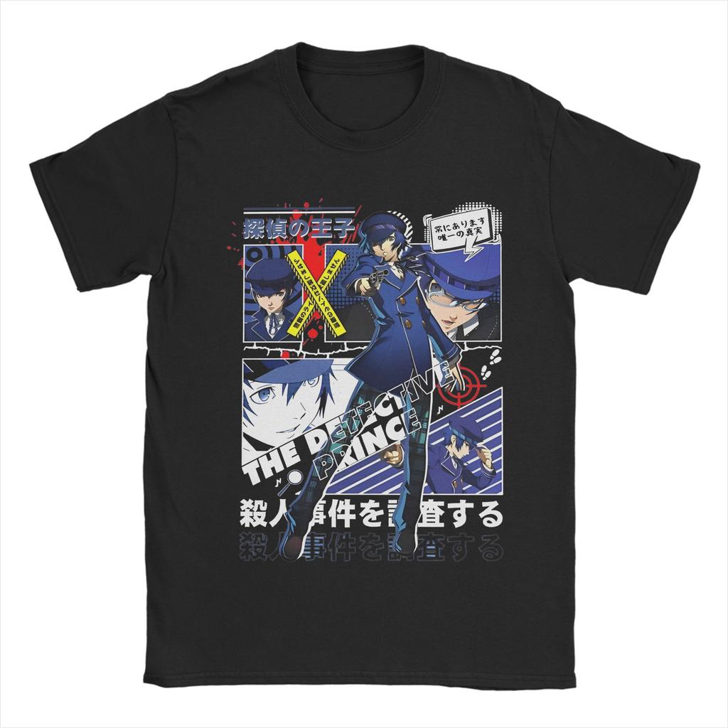 Aigis P3R TShirts for Unisex Women Personas 3 Anime Humor Cotton Tee Shirt Round Neck Short Sleeve T Shirt Plus Size Clothing
