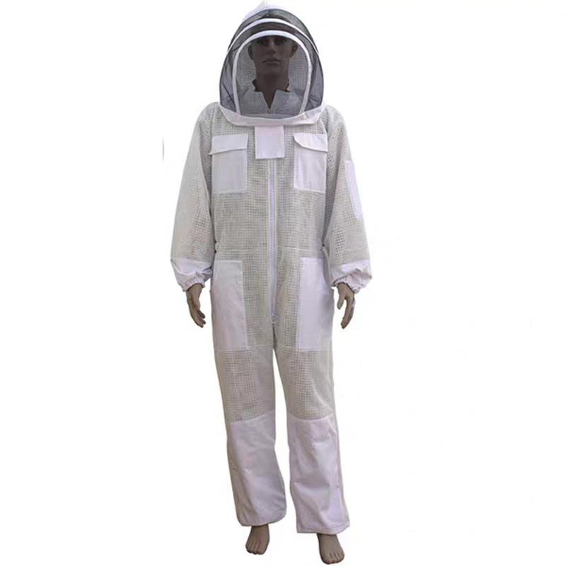1 Set Beekeeping Suit Bee Keeper Professional Clothing Mosquito Suit Metal Zipper Bees Breathable Anti Beekeeping Clothing