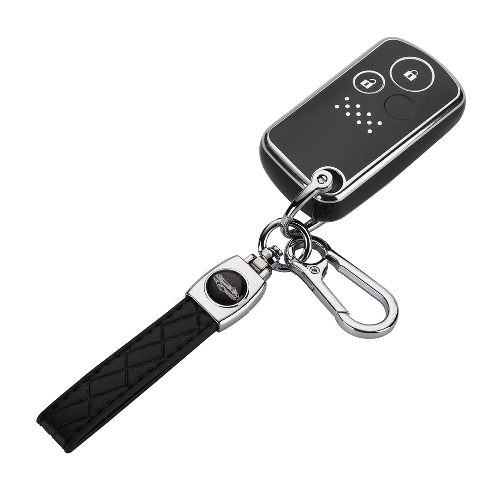 Kinotaka TPU Smart Key Case for Honda Cars, Step Wagon, Freed, Elysion, Odyssey, CR-Z,